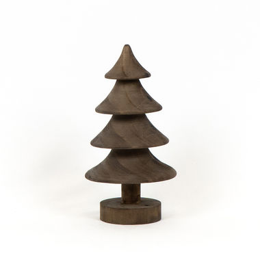 Click here to see Adams&Co 71106 71106 4.75x9x4.75 wd cutout on stnd (TIERED XMAS TREE) bn