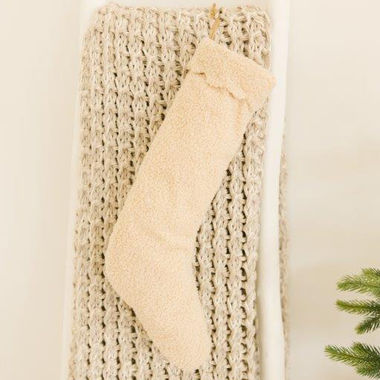 Click here to see Adams&Co 71097 71097 8.25x16.5x.75 hngng canvas stocking, tan
