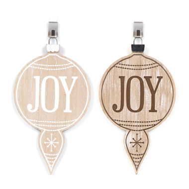 Click here to see Adams&Co 75530 75530 6x10x.5 wood ornament (JOY) multicolor Mid Century Collection