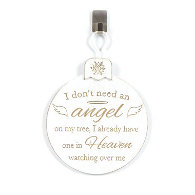 Click here to see Adams&Co 71222 71222 5x7x.5 wood ornament (ANGEL) natural, white