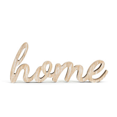 Click here to see Adams&Co 11835 11835 10x4x1 wood cutout (HOME) natural Feel the Love Collection