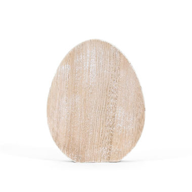 Click here to see Adams&Co 30291 30291 4.75x6x1 wd cutout shp (EGG) natural, white  Cottontail Collection