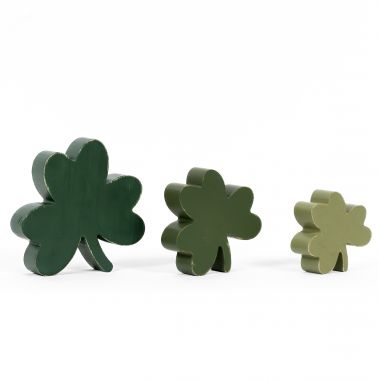 Click here to see Adams&Co 20124 20124 5x5, 4x4, 3x3x1 wood cutout shapes s/3 (SHAMROCK) green  Lucky In Love Vol. 2