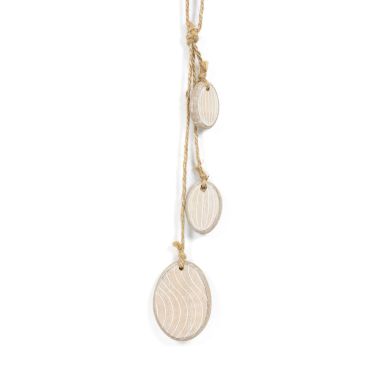 Click here to see Adams&Co 11897 11897 2x10x1.5 wood dangles (EGG) natural Dangles Collection