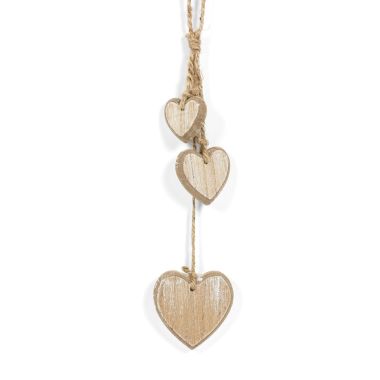 Click here to see Adams&Co 11896 11896 3x10x1 wood dangles (HEART) natural Dangles Collection