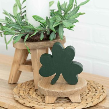 Click here to see Adams&Co 20132 20132 5x5x1 wood cutout shape (CLOVER) green  Lucky In Love Vol. 2