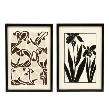 Click here to see Adams&Co 11922 11922 17x24x1.5 reversible wood frame sign (FLORAL) multicolor Ukiyo Collection