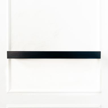 Click here to see Adams&Co 11933 11933 35x6x3 floating wood shelf, black Ukiyo Collection