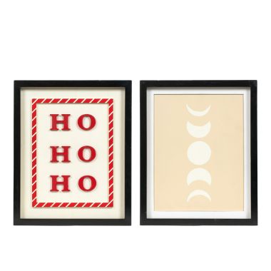 Click here to see Adams&Co 71253 71253 10x13x1.5 reversible wood frame sign (HO/MOON) multicolor  
