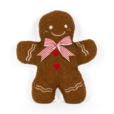 Click here to see Adams&Co 71243 71243 10x12x3 plush (GINGERBREAD) multicolor Candy Cane Lane Collection