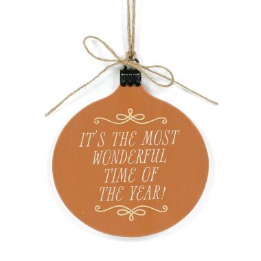 Click here to see Adams&Co 71271 71271 6x7x.5 wood hanging plaque (WONDERFUL) multicolor Checking It Twice Collection