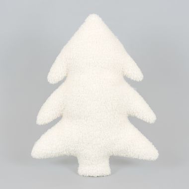 Click here to see Adams&Co 71268 71268 10x14x2.75 cotton pillow (TREE) white Checking It Twice Collection