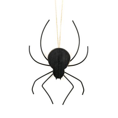 Click here to see Adams&Co 50512 50512 7x10x.5 ornament (SPIDER) black  Spooky Harvest Collection