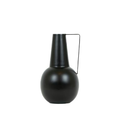 Click here to see Adams&Co 11968 11968 6x11x6 iron pitcher, black  Sundara Collection