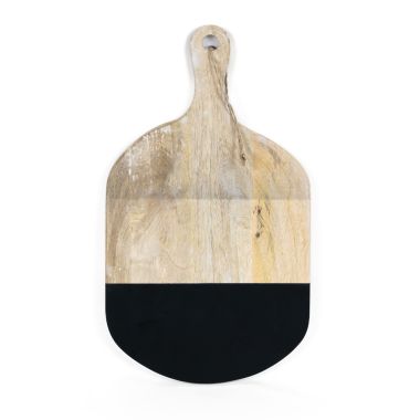 Click here to see Adams&Co 12004 12004 9x16x.75 mango chopping board w/ handle, multicolor Sundara Collection