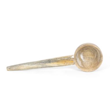 Click here to see Adams&Co 12040 12040 4x11x1.5 mango ladle, natural, white  Sundara Collection