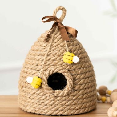 Click here to see Adams&Co 45188 45188 6x7x6 jute hive (BEES) multicolor  AMERICAN SUMMER COLLECTION