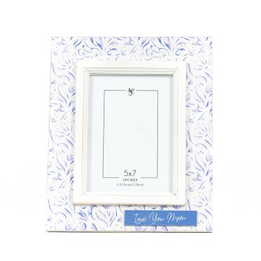 Click here to see Adams&Co 12631 12631 9x11x1 wood photo frame (LOVE YOU MOM) multicolor (5x7)  Mother's Day Collection