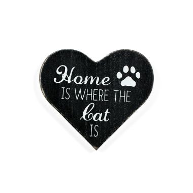 Click here to see Adams&Co 15866 15866 4x3x.25 wood magnet (CAT) black, white  Fur Babies Collection