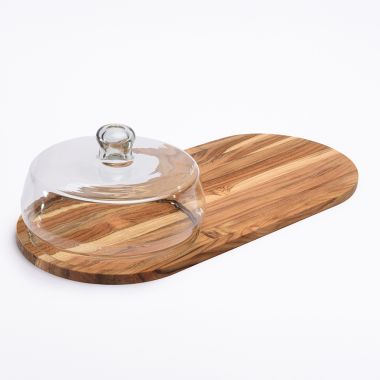 Click here to see Adams&Co 12679 12679 18x8x.5 teak serving tray (SILVIA) brown  Teak Wood Collection