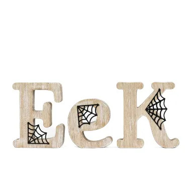 Click here to see Adams&Co 50552 50552 11x5x1 wood cutout (EEK) natural, black  Pumpkins & Sweets Col.
