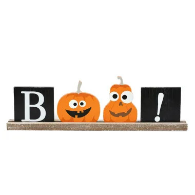 Click here to see Adams&Co 50549 50549 16x5x1.5 wood ledgie kit (BOO!) multicolor  Pumpkins & Sweets Col.