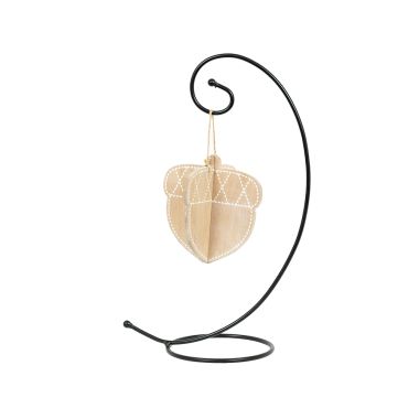 Click here to see Adams&Co 15913 15913 5x8x5 3D wood ornament (ACORN) multicolor   ALL YEAR ROUND