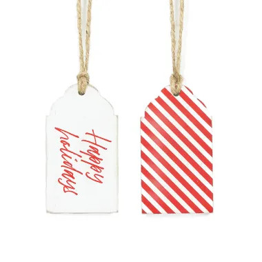 Click here to see Adams&Co 71397 71397 2x4x.25 wood tag (HOLIDAYS) red, white  Santa Express Collection