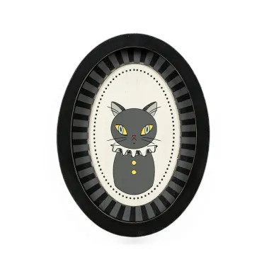 Click here to see Adams&Co 55311 55311 6x8x1.5 wood frame sign (CAT) multicolor  SWEET & SPOOKY