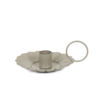 Click here to see Adams&Co 12650 12650 4.5x2x6.5  iron sampat candle holder, tan  Sundara Collection