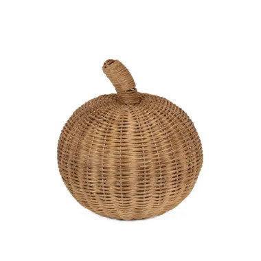 Click here to see Adams&Co 60285 60285 9x9 rattan pumpkin (LARGE) natural  Rattan Collection