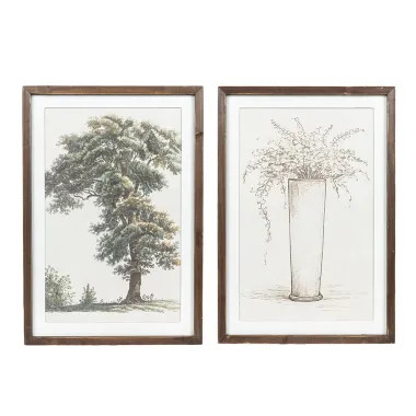 Click here to see Adams&Co 12697 12697 17x24x1.5 reversible wood frame sign (FLOWERS/TREE) multicolor  Gileadensis Collection