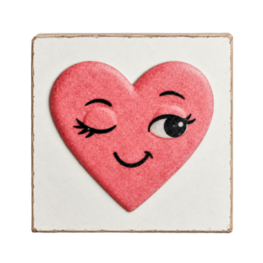 Click here to see  22401 22401 5x5 Heart face/Pot of  Gold reversible block