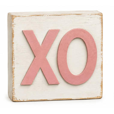 Click here to see  22402 22402 5x5x1 Reversible wood block with XO/Shamrock