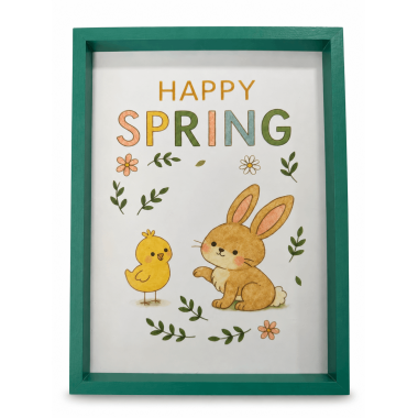 Click here to see  32102 32102 10x14 Happy Spring wood framed sign