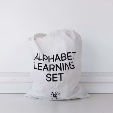 Click here to see Adams&Co 15257 15257 12x15x.25 bag 130 pieces 2x2x.25 (LEARNING KIT) white, black Letterboard Collection