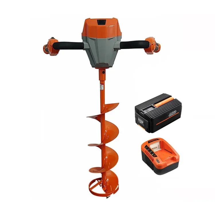 View 3 of  E808C-KIT4A Flex Series 40V Cordless Ice Auger Kit with 4.0Ah Battery and 5A Fast Charger, 6