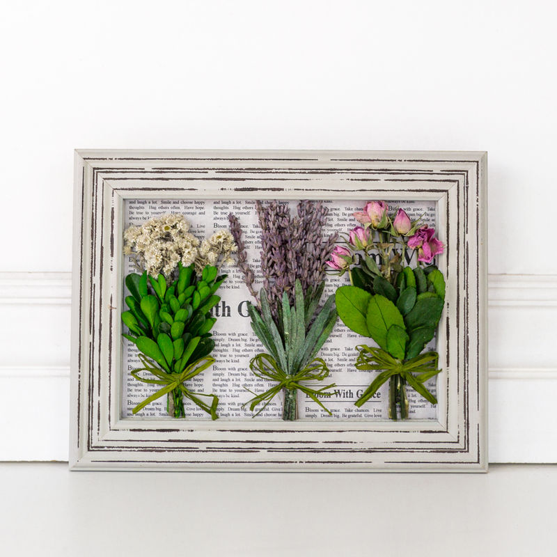 Download 10" X 7.5" X 2.5" Preserved Flower Frame (Flower Bundle ...