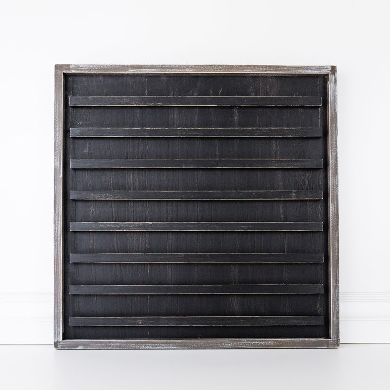 24 X 24 X 1 5 Wood Framed Sign Letterboard Black 15266